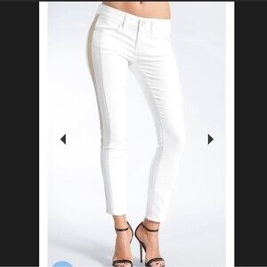 Mavi Gold Alexa Ankle Midrise Skinny White Womens Jeans size 28